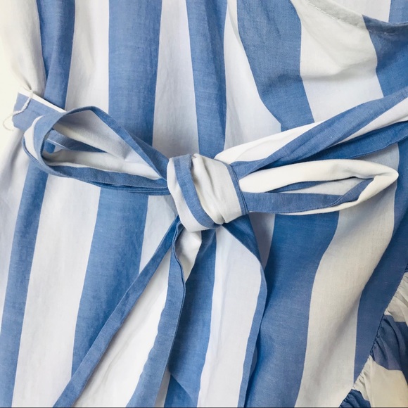 💙 Romeo+Juliet Couture Ruffle Wrap Dress - Picture 12 of 14